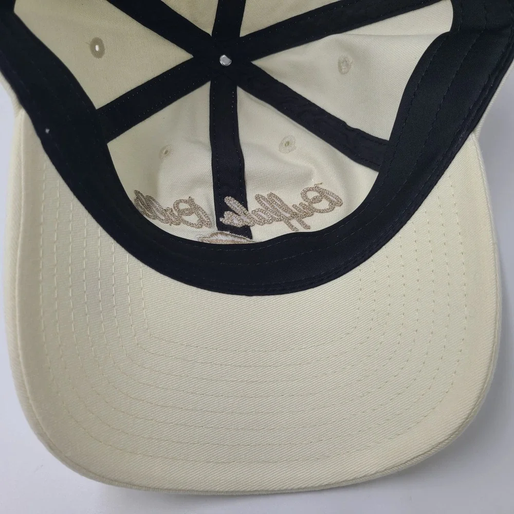 Women Buffalo Bills Hat Strapback New Era Cream Beige NFL Casual Classic Cotton